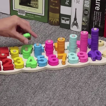 Count & Play Wooden Learning Board