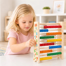 Wooden Counting & Maths Learning Frame
