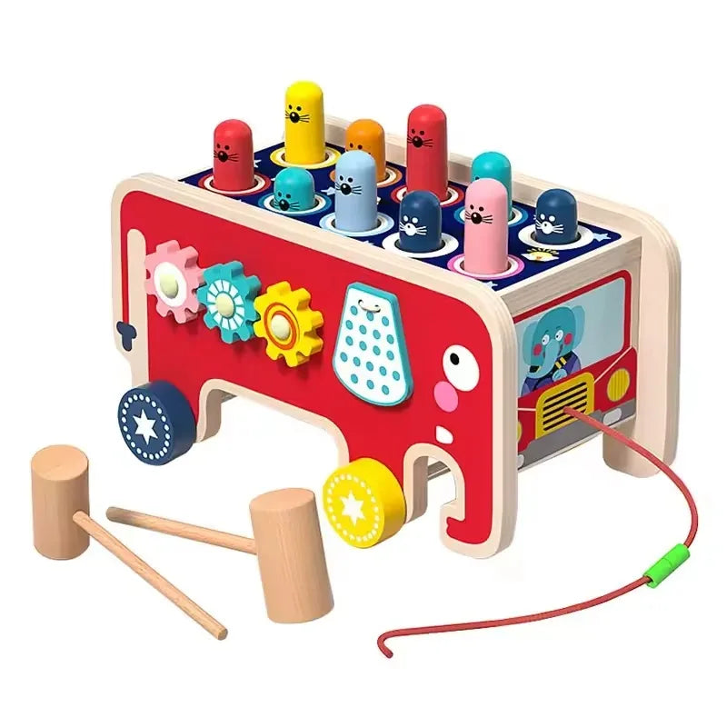 Busy Bus Wooden Pounding Toy