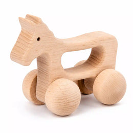 Little Wooden Animal Roller
