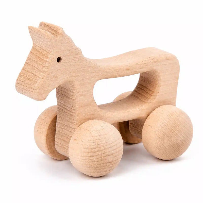 Little Wooden Animal Roller