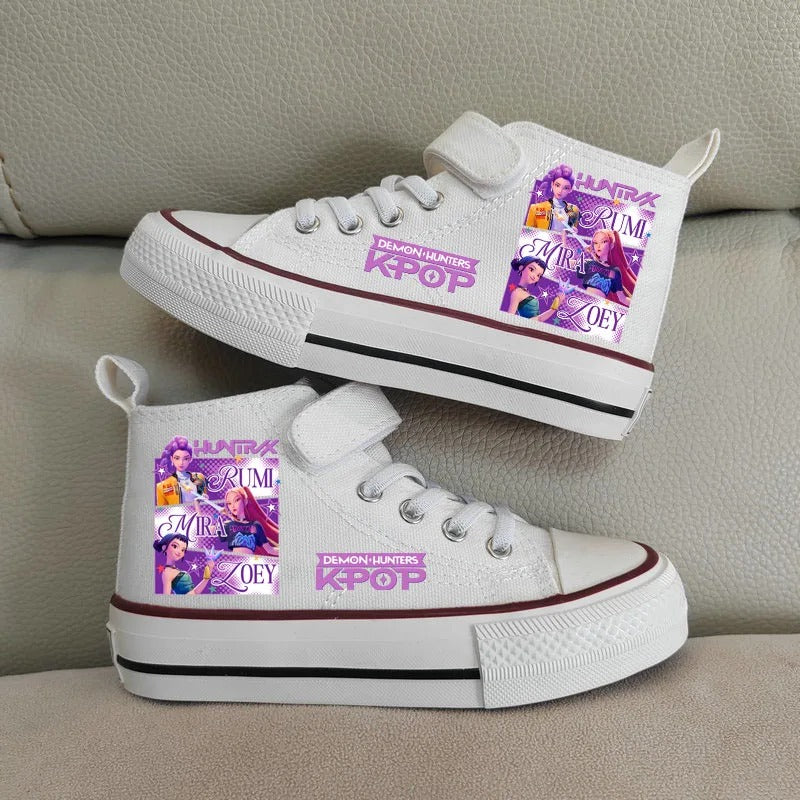 Canvas Girls Shoes Kpop Demon Hunter Girls