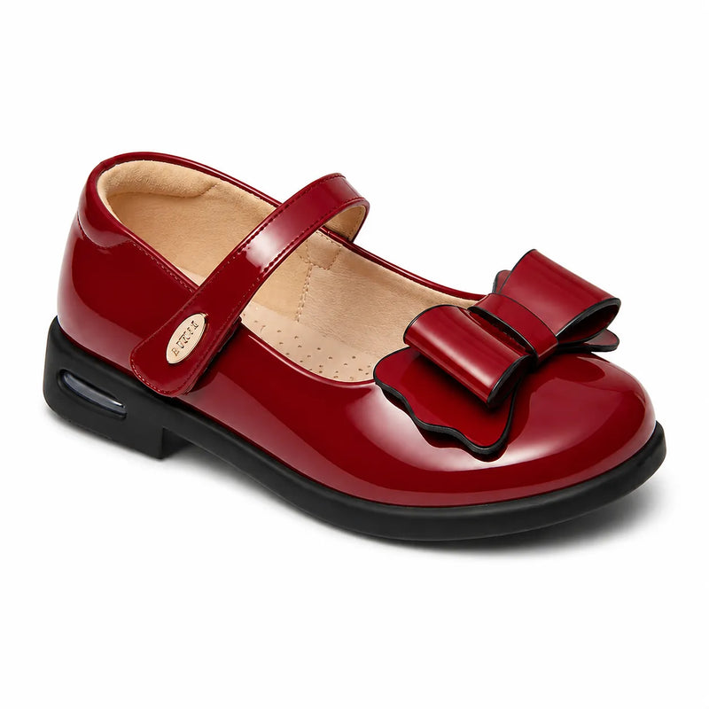 Glossy Bow Mary Janes