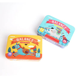 Wooden Animal Balance Stacking Game